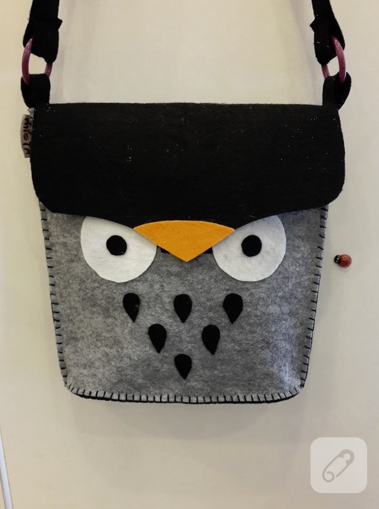 Keçeden çanta Yapımı Canım Anne