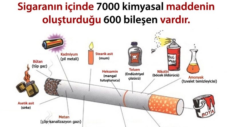 Sigaranın İçindeki Zararlı Maddeler