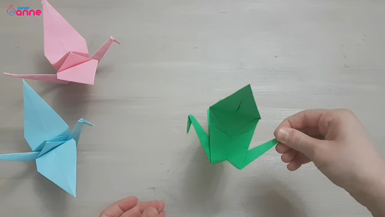 Origami Flamingo Yapılışı