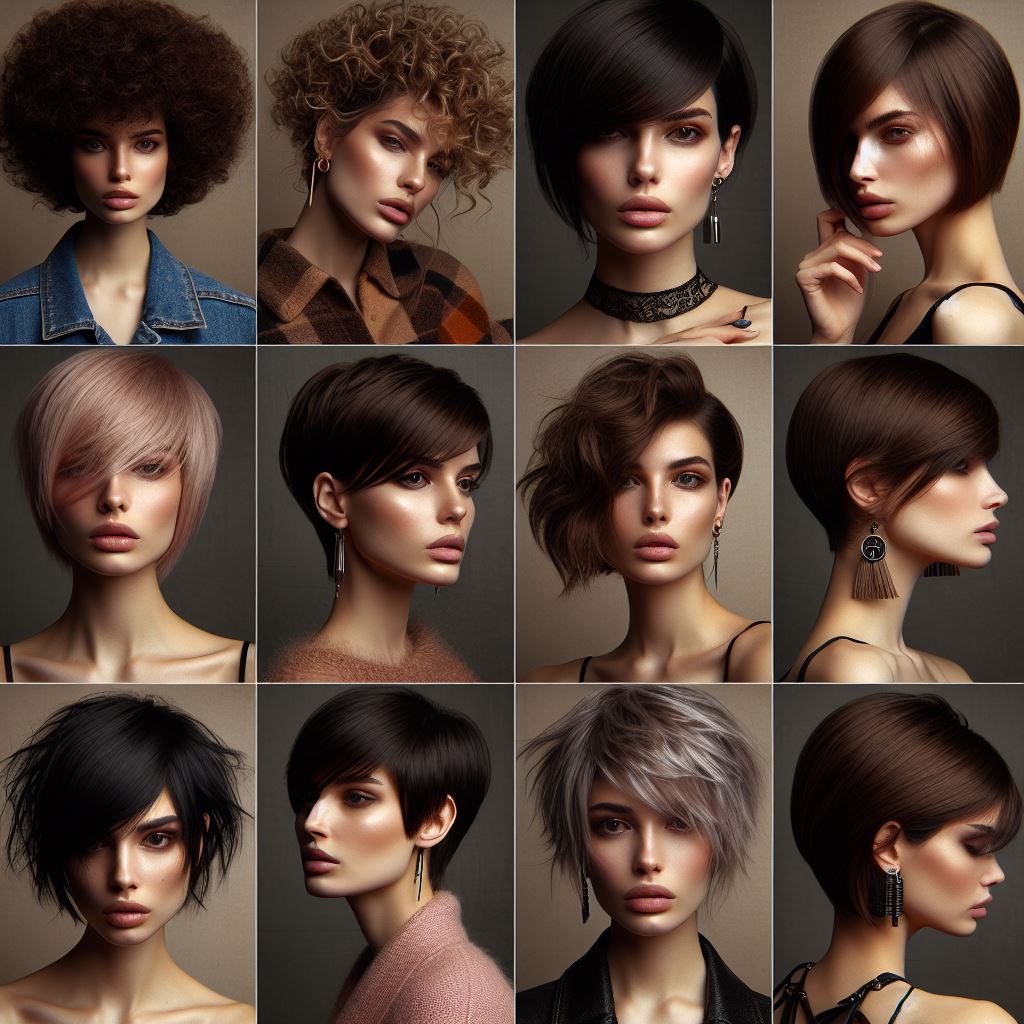 Kalın Telli Saçlar için Kısa Modelleri